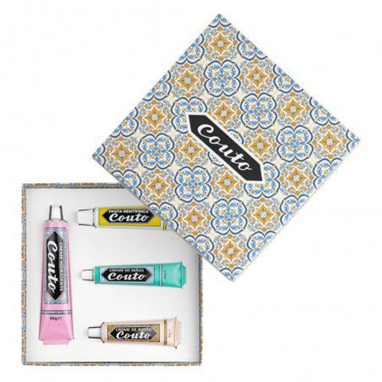 Picture of Conjunto Couto Dentífrico 60gr+ Creme de Mãos 30gr + Creme de Rosto 30gr + Creme Hidratante 90gr